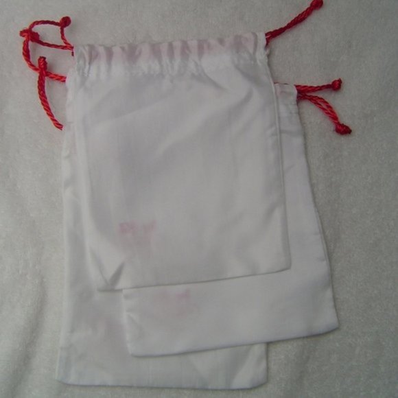 NEW AUTHENTIC COACH 4 WHITE SMALL SATIN COACH BAGS… - Picture 2 of 7